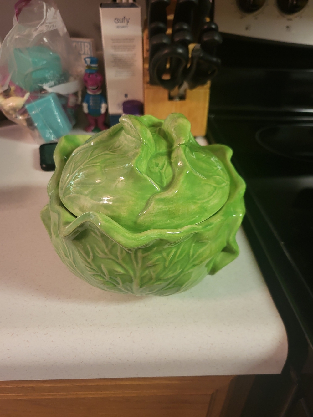 Vintage - Jane Holland Mold - Cabbage/Lettuce Bowl with Lid.